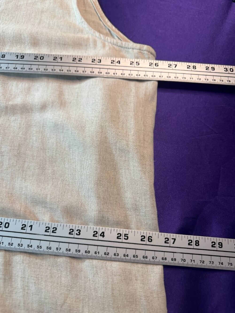 📌Freestyle Two-Piece Linen-Cotton Sleeveless Dress & Matching Coat - Picture 13 of 15
